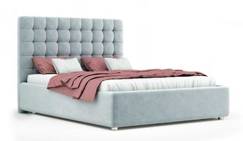 Кровать с мягким изголовьем Nuvola Vita Velutto 32