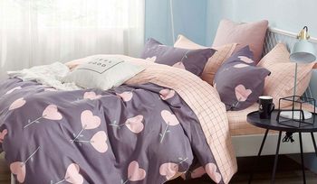 Комплект постельного белья розовое Tango TPIG4-1130